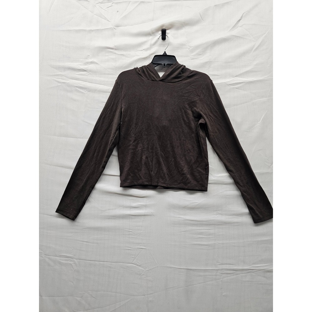 Wild Fable Womensβ Pullover Hoodie Brown Cotton Blend Casual Size XL